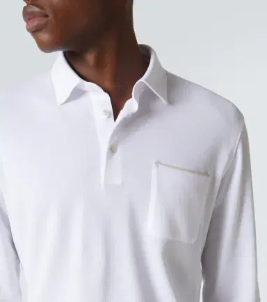 Zegna Logo cotton polo shirt | Thumbnail 3