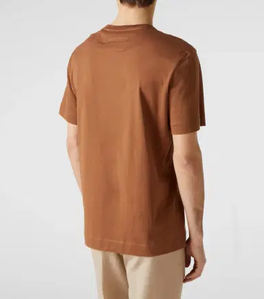 Zegna Logo embroidered cotton jersey T-shirt | Thumbnail 2