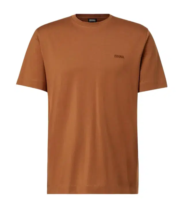 Logo embroidered cotton jersey T-shirt