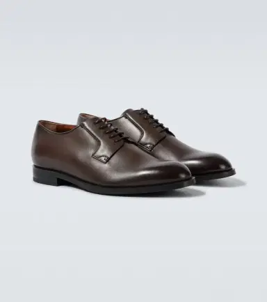 Zegna New Classic leather Derby shoes | Thumbnail 6