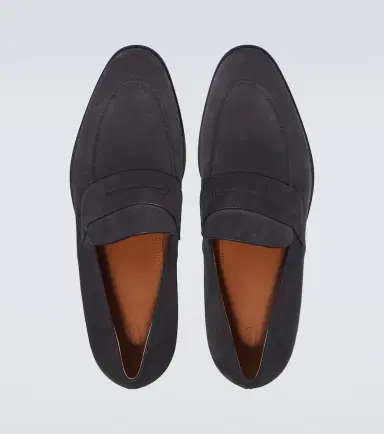 Zegna New Classic suede penny loafers | Thumbnail 2 Zegna New Classic suede penny loafers | Thumbnail 2