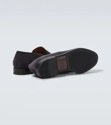 Zegna New Classic suede penny loafers | Thumbnail 4 Zegna New Classic suede penny loafers | Thumbnail 4