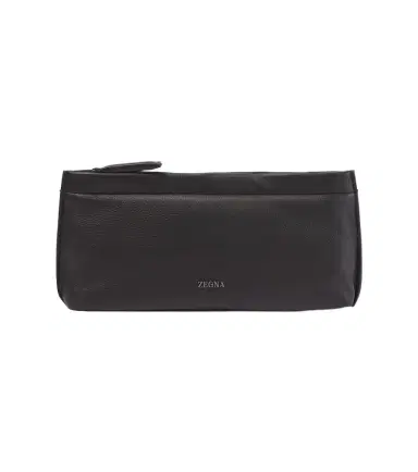 Zegna Secondskin leather toiletry bag | Thumbnail 1