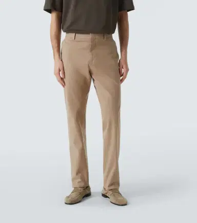 Zegna Cotton-blend slim pants | Thumbnail 3 Zegna Cotton-blend slim pants | Thumbnail 3