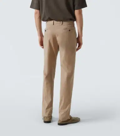 Zegna Cotton-blend slim pants | Thumbnail 4 Zegna Cotton-blend slim pants | Thumbnail 4