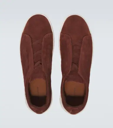 Zegna Triple Stitch Low suede sneakers | Thumbnail 4