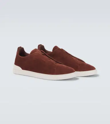 Zegna Triple Stitch Low suede sneakers | Thumbnail 6