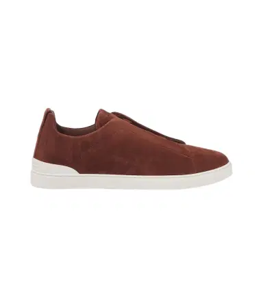 Zegna Triple Stitch Low suede sneakers | Thumbnail 1