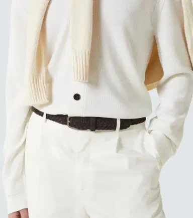 Zegna Braided leather belt | Thumbnail 3