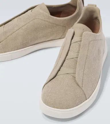 Zegna Triple Stitch canvas sneakers | Thumbnail 3 Zegna Triple Stitch canvas sneakers | Thumbnail 3