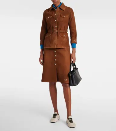 Prada Collapse Re-Nylon suede-trimmed sneakers | Thumbnail 2 Prada Collapse Re-Nylon suede-trimmed sneakers | Thumbnail 2