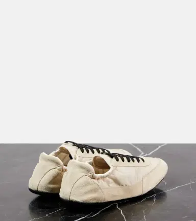 Prada Collapse Re-Nylon suede-trimmed sneakers | Thumbnail 3 Prada Collapse Re-Nylon suede-trimmed sneakers | Thumbnail 3