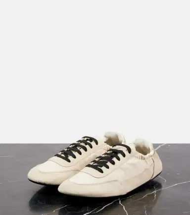 Prada Collapse Re-Nylon suede-trimmed sneakers | Thumbnail 4 Prada Collapse Re-Nylon suede-trimmed sneakers | Thumbnail 4