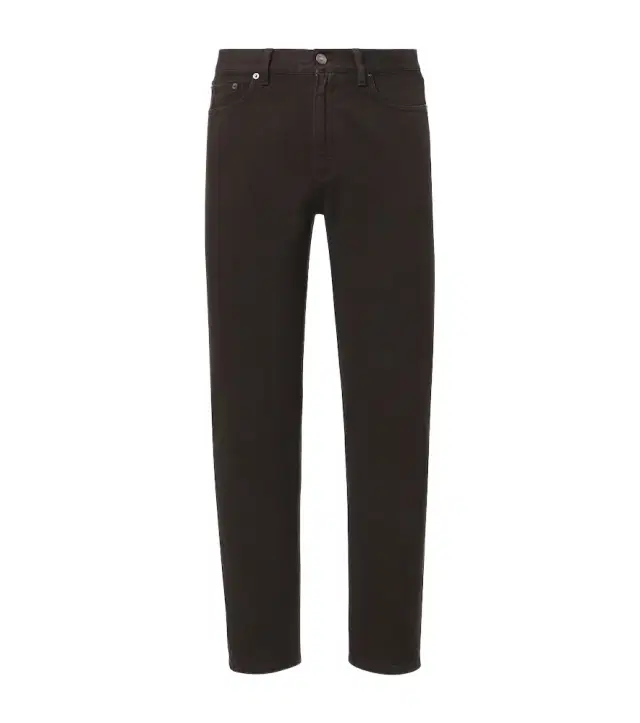 Zegna Leather-trimmed cotton straight pants