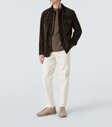 Zegna Triple Stitch suede slip-on sneakers | Thumbnail 7 Zegna Triple Stitch suede slip-on sneakers | Thumbnail 7