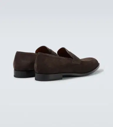 Zegna Suede penny loafers | Thumbnail 4 Zegna Suede penny loafers | Thumbnail 4