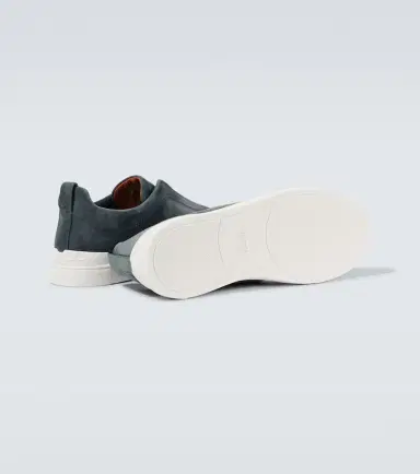 Zegna Triple Stitch suede slip-on sneakers | Thumbnail 2 Zegna Triple Stitch suede slip-on sneakers | Thumbnail 2