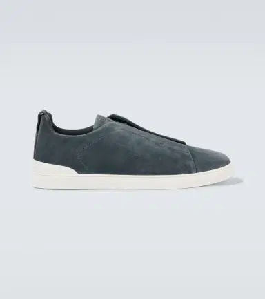 Zegna Triple Stitch suede slip-on sneakers | Thumbnail 4 Zegna Triple Stitch suede slip-on sneakers | Thumbnail 4