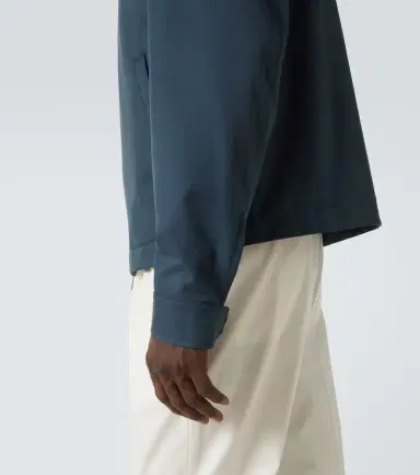 Zegna Leather-trimmed blouson | Thumbnail 5 Zegna Leather-trimmed blouson | Thumbnail 5
