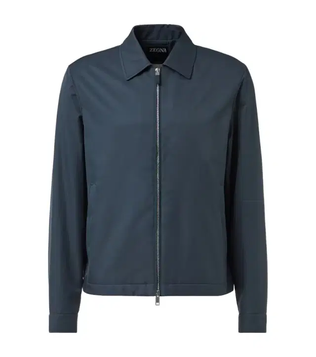 Zegna Leather-trimmed blouson