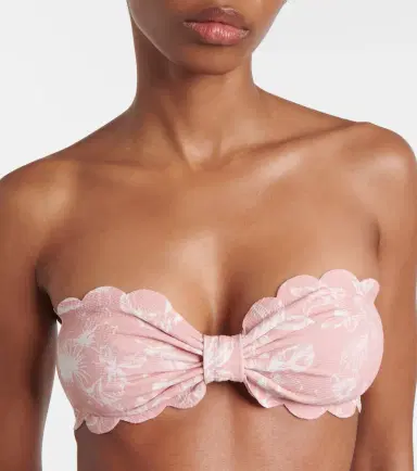 Marysia Antibes floral bandeau bikini top | Thumbnail 4