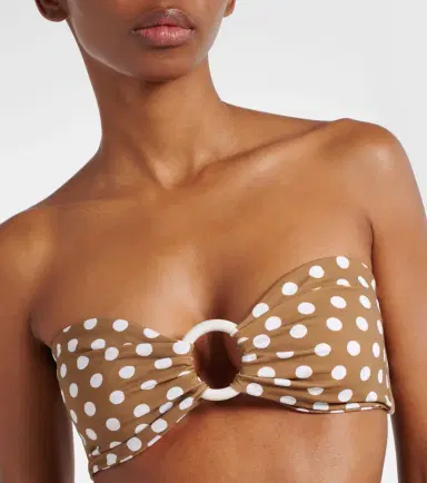 Marysia Coronada polka-dot bandeau bikini top | Thumbnail 2