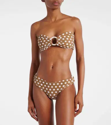 Marysia Coronada polka-dot bandeau bikini top | Thumbnail 3