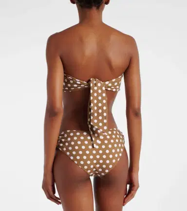 Marysia Coronada polka-dot bandeau bikini top | Thumbnail 4