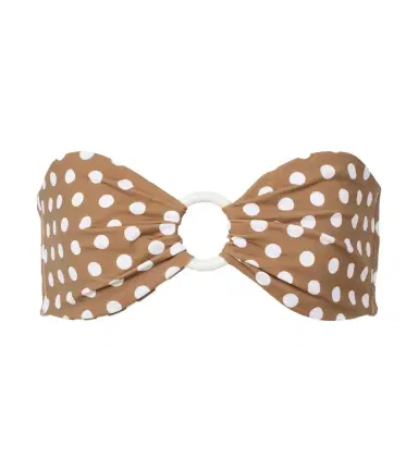 Marysia Coronada polka-dot bandeau bikini top | Thumbnail 1
