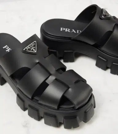 Prada Monolith platform fisherman sandals | Thumbnail 3