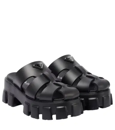 Prada Monolith platform fisherman sandals | Thumbnail 1