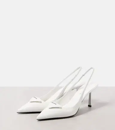 Prada Leather slingback pumps | Thumbnail 2