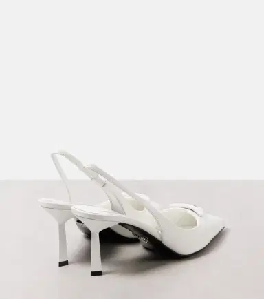 Prada Leather slingback pumps | Thumbnail 4