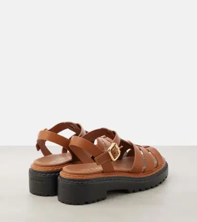 Prada Fisherman leather sandals | Thumbnail 4 Prada Fisherman leather sandals | Thumbnail 4
