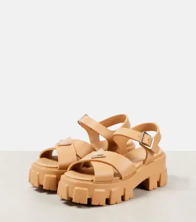 Prada Monolith platform sandals | Thumbnail 3