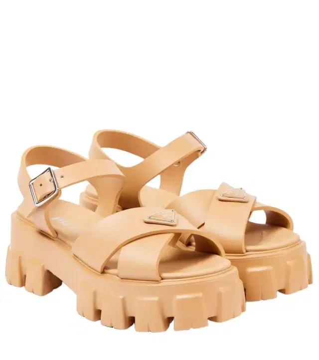 Monolith platform sandals