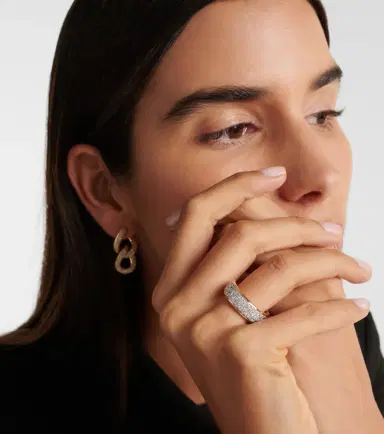 Pomellato Iconica 18kt rose gold ring with diamonds | Thumbnail 3 Pomellato Iconica 18kt rose gold ring with diamonds | Thumbnail 3