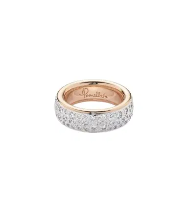 Pomellato Iconica 18kt rose gold ring with diamonds | Thumbnail 1 Pomellato Iconica 18kt rose gold ring with diamonds | Thumbnail 1