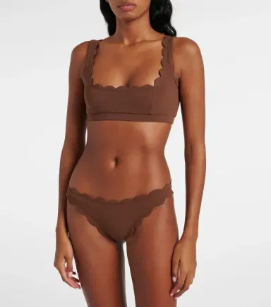 Marysia Mini Palm Springs scalloped bikini top | Thumbnail 2