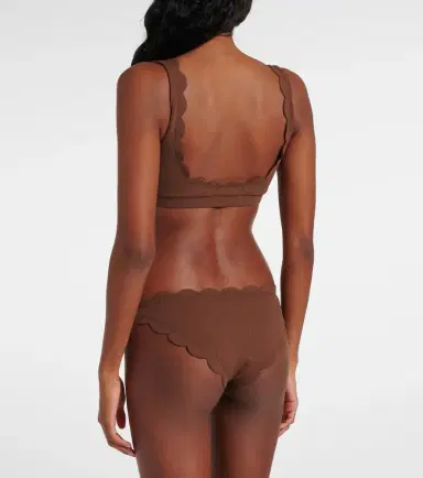 Marysia Mini Palm Springs scalloped bikini top | Thumbnail 3