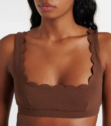 Marysia Mini Palm Springs scalloped bikini top | Thumbnail 4