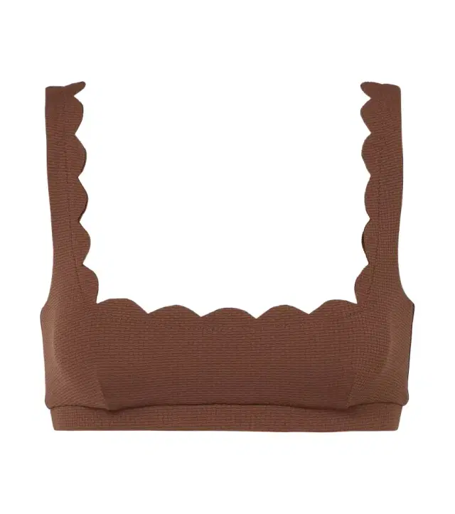 Mini Palm Springs scalloped bikini top