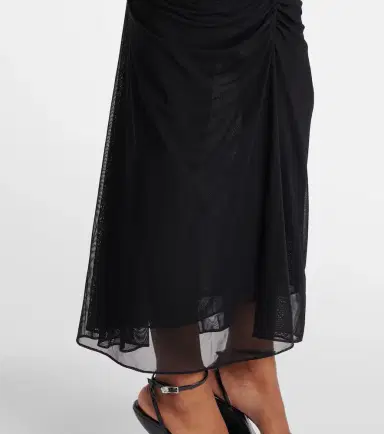 Mugler Ruched maxi skirt | Thumbnail 5