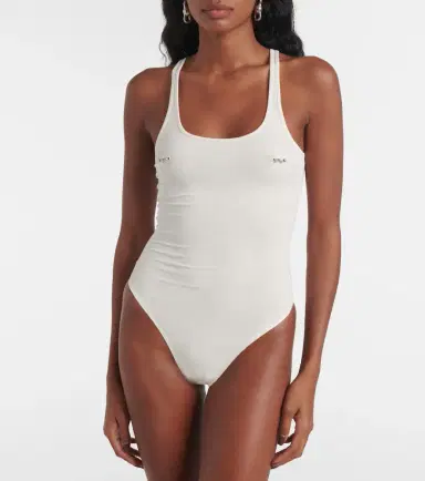 Mugler Embellished cotton bodysuit | Thumbnail 2