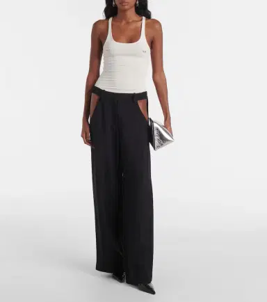 Mugler Embellished cotton bodysuit | Thumbnail 4