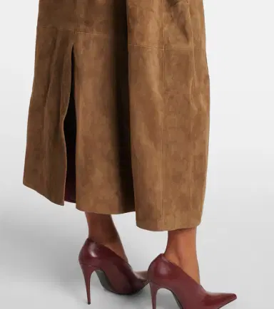 Magda Butrym Suede wrap coat | Thumbnail 4