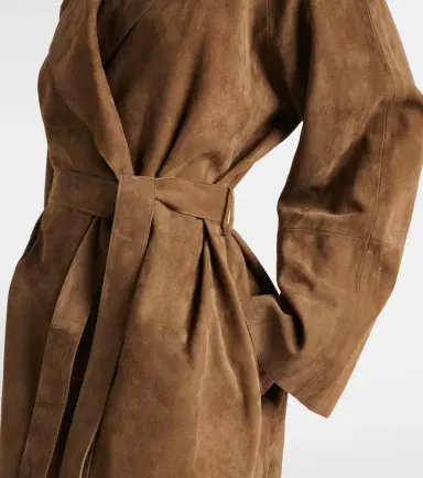 Magda Butrym Suede wrap coat | Thumbnail 6