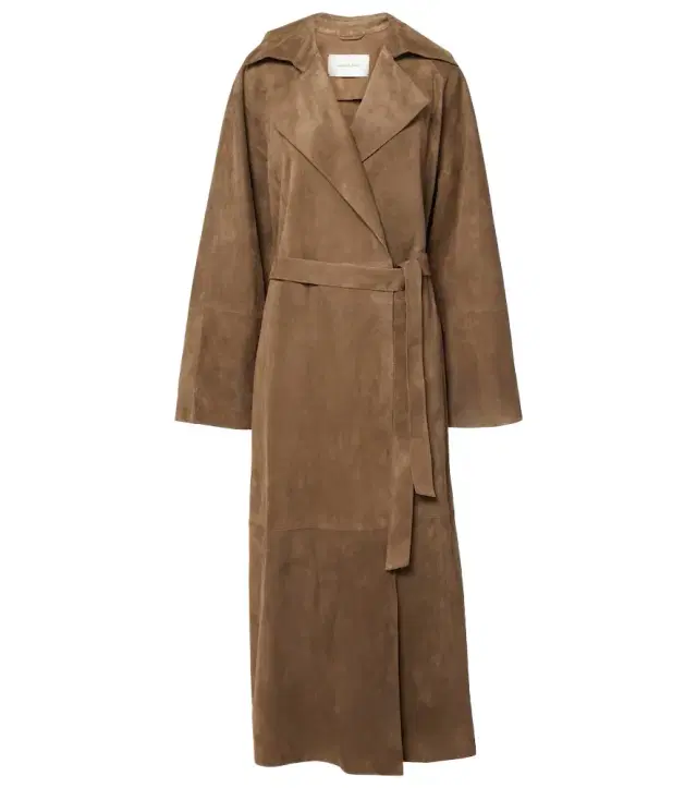 Magda Butrym Suede wrap coat