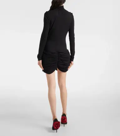 Magda Butrym Ruched silk-blend minidress | Thumbnail 2