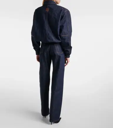 Magda Butrym Oversized denim bomber jacket | Thumbnail 6 Magda Butrym Oversized denim bomber jacket | Thumbnail 6